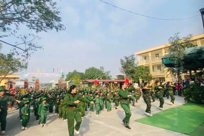 Trường MN Tượng Lĩnh chào mừng ngày Quân đội nhân dân Việt Nam 22.12.2025